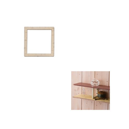 Amazon | スクエアブラケットS ホワイト 62931 | 収納・キャビネット